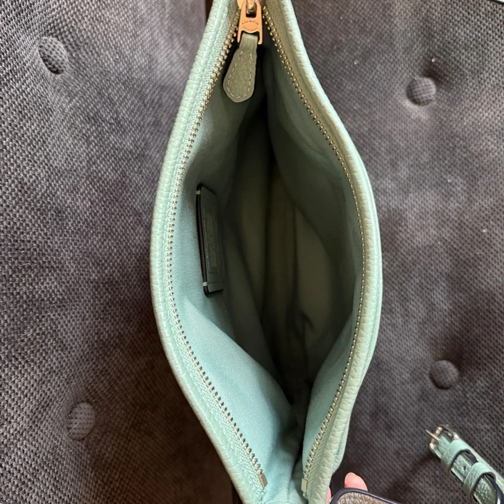 Coach Crossbody/Shoulder Bag with Pebbled Leather.